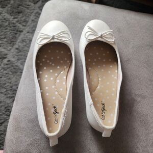 Girls White Size 13 Flats